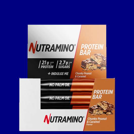 12 x Nutramino Chunky Peanut Proteinbar, 60 g