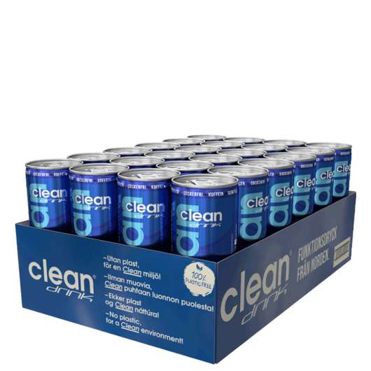24 st Clean Drink Flak 330 ml