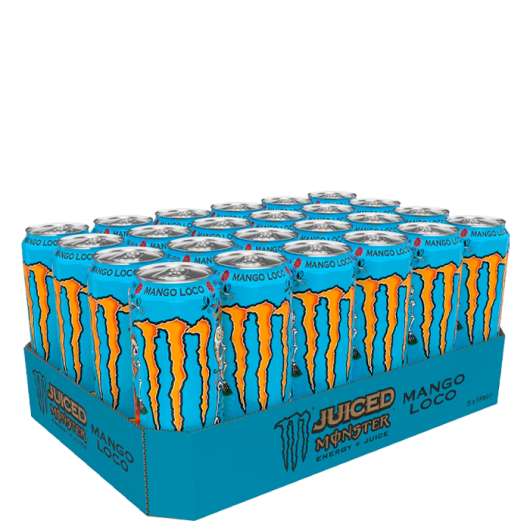 24 x Monster Energy, 50 cl, Juiced Mango Loco