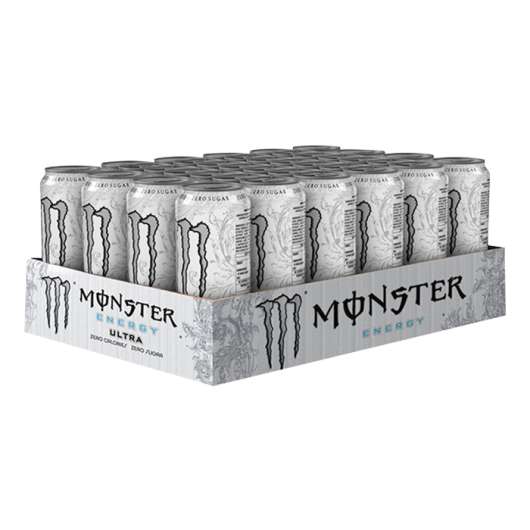 24 x Monster Energy Ultra, 355 ml, Slim White