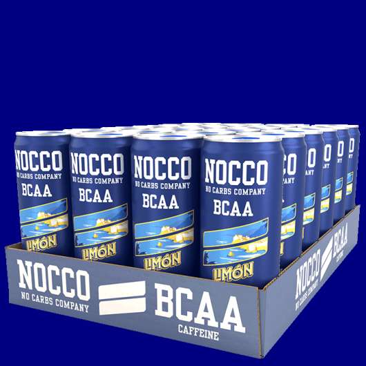 24 x NOCCO BCAA, 330 ml, Limon del Sol