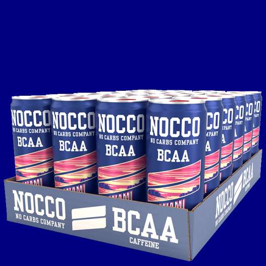 24 x NOCCO BCAA, 330 ml, Summer edition, Miami