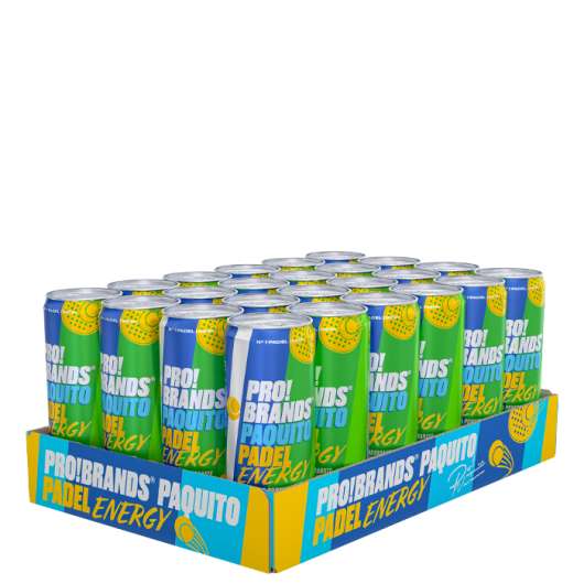 24 x Pro Brands BCAA Drink, 330 ml, Padel Energy