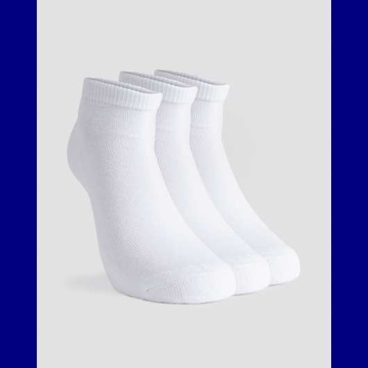 3-Pack Ankle Sock, White