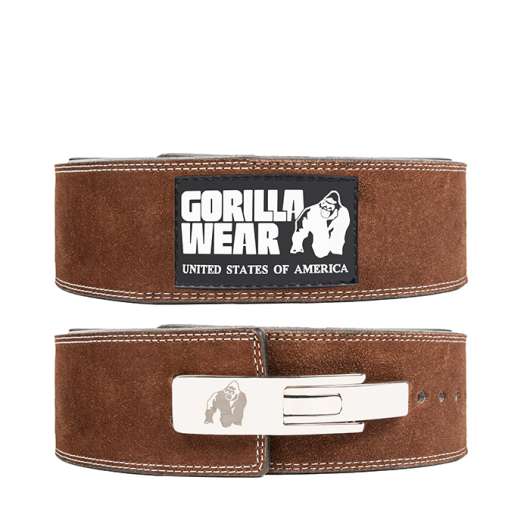 4 Inch Powerlifting Lever Belt, Brown