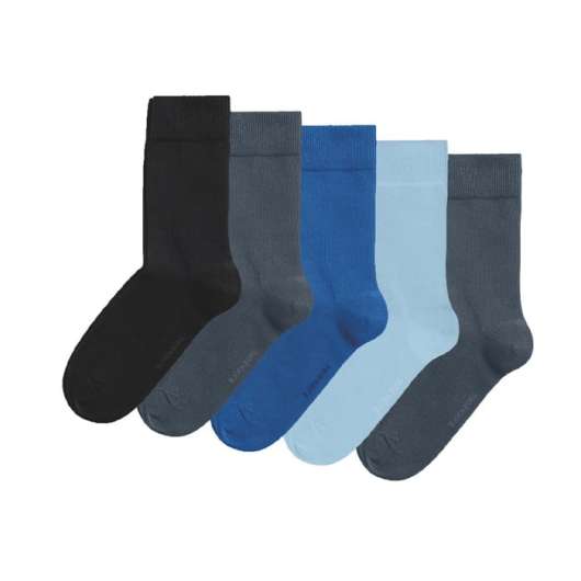5-Pack Essential Ankle Sock, Multipack, 41-45