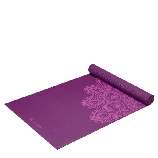 6mm Yoga Mat Purple Mandala