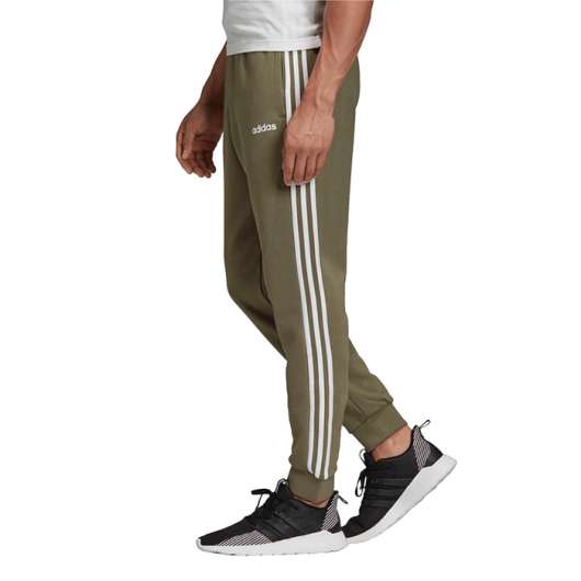 Adidas Essential 3 Stripe Tapered Fit Pnt, Green