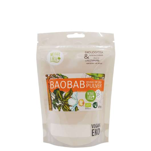 Baobabpulver Raw Ekologisk 125 g