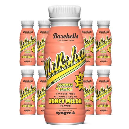 Barebells Milkshake 330ml 8-pack - Honey Melon
