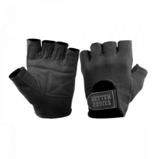 Basic Gym Gloves, Black, XS