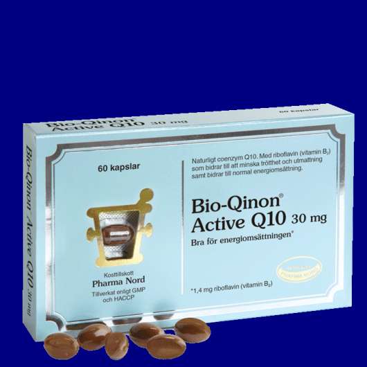 Bio-Qinon Active Q10 30 mg, 60 kapslar