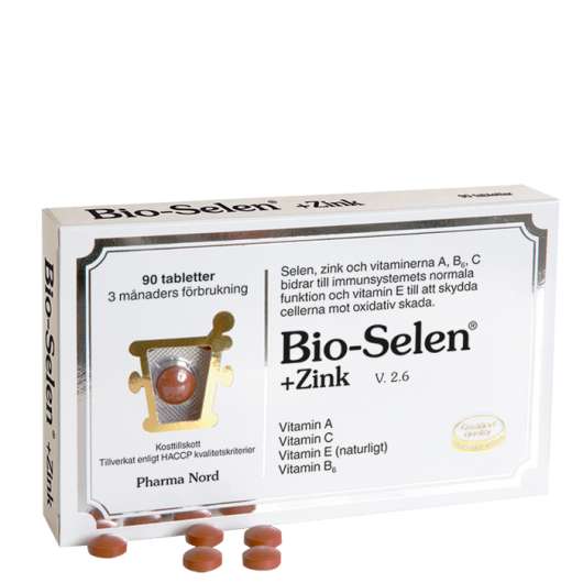 Bio-Selen med Zink, 90 tabletter