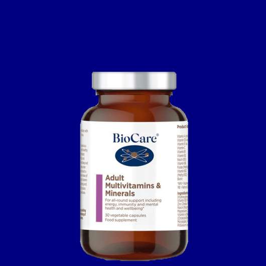 BioCare Adult Multivitamins & Minerals, 30 kapslar