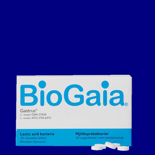BioGaia Gastrus, 30 Tuggtabletter