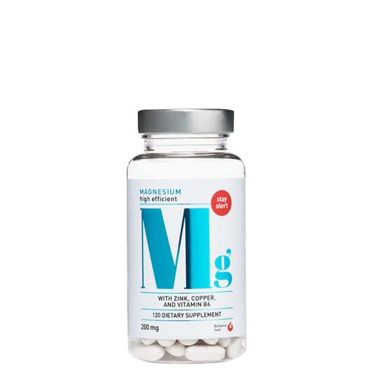 BioSalma Magnesium med Koppar, Zink & B6, 120 tabletter