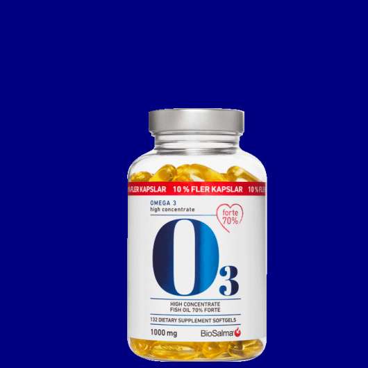 BioSalma Omega3 Forte 70% 1000 mg, 132 kapslar