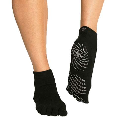 Black Grippy Yoga Socks
