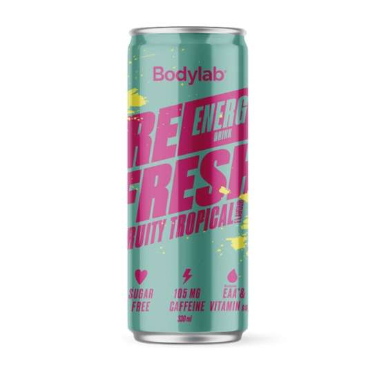 Bodylab Refresh Energy Drink Fruity Tropical 330ml