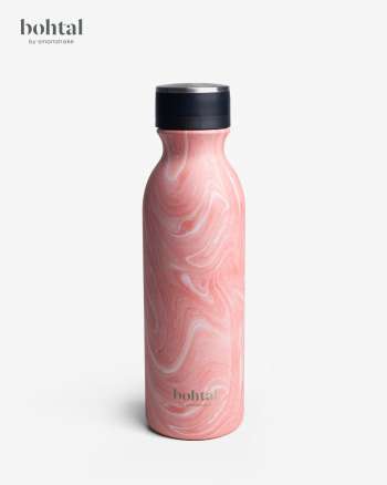 Bohtal Insulated Flask Pink Marble