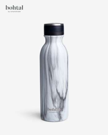Bohtal Insulated Flask White Marble