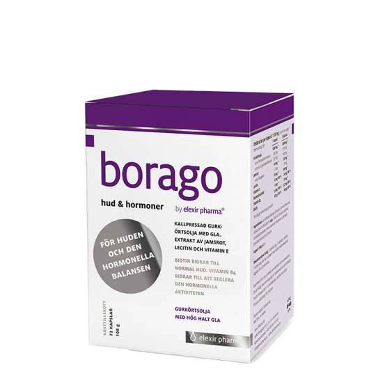 Borago Hud & Hormoner 72 kapslar