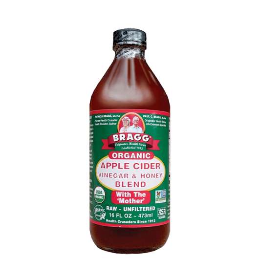 Bragg Äppelcidervinäger med Honung, 473 ml