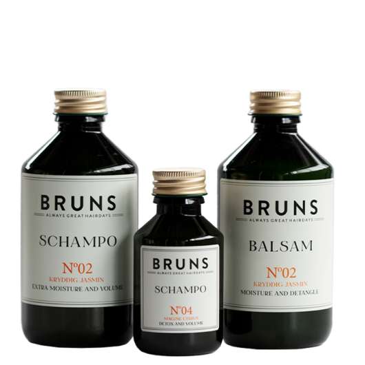 Bruns Kit Shampoo och Balsam N02 Plus Gåva Shampo 100 ml N04