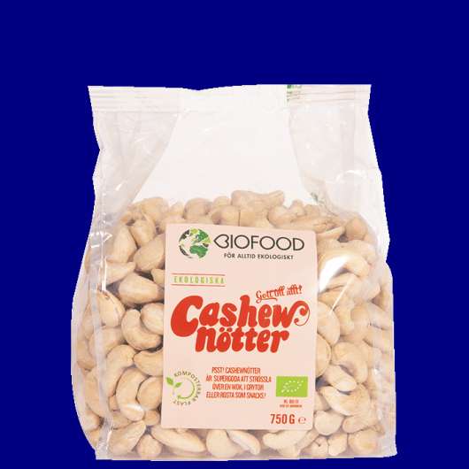 Cashewnötter hela, 750 g