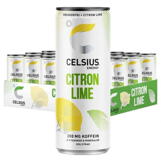 Celsius Citron/Lime 24x355ml