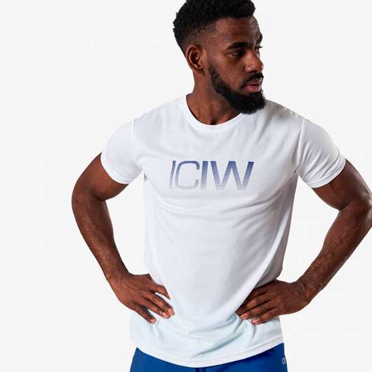 Competitor Mesh T-shirt, White/Blue
