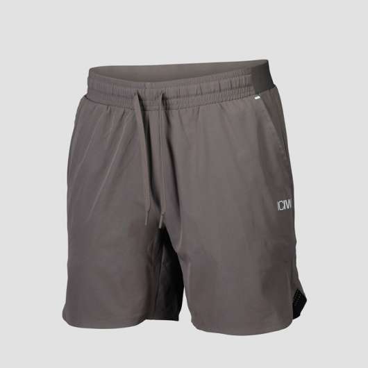 Competitor Shorts, Grey/White