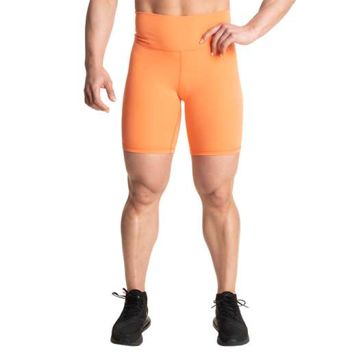 Core Biker Shorts, Coral Orange