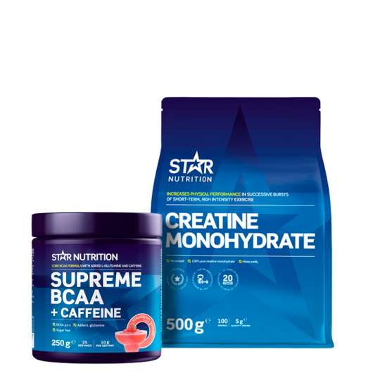 Creatine Monohydrate, 500 g + Supreme BCAA 250 g