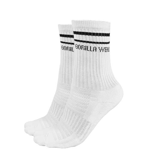 Crew Socks 2-Pack, White