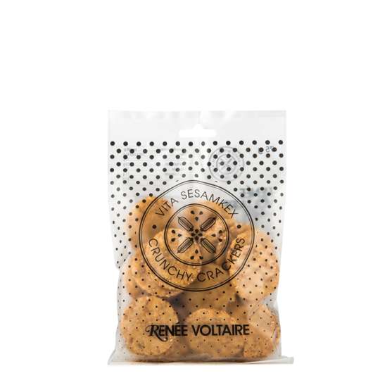 Crunchy Crackers, Vita Sesamkex, 75 g