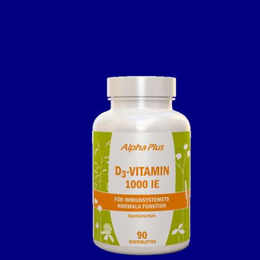 D3-vitamin 1000 IE, 90 tuggtabletter