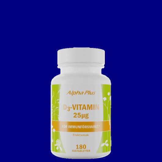 D3-Vitamin 25µg 180 sugtabletter
