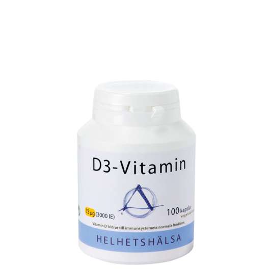 D3-vitamin, 3000IE (75 mcg), 100 kapslar