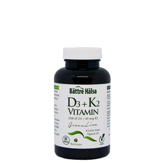 D3+K2 vitamin (Green Line), 60 kapslar