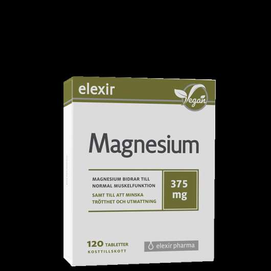 Elexir Magnesium 375 mg, 120 tabletter