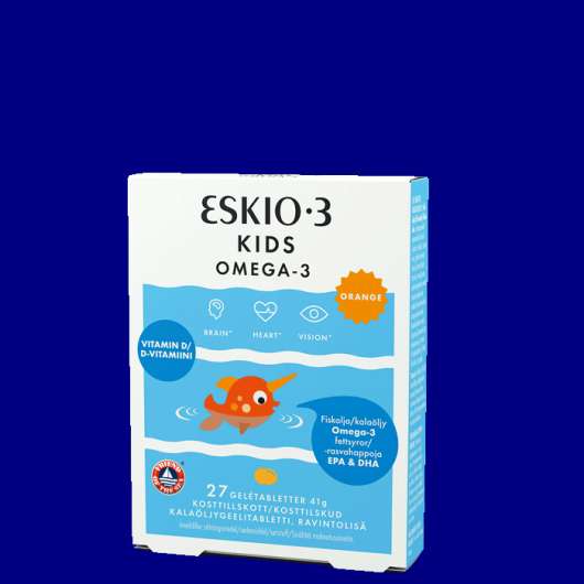 Eskio-3 Kids chewable, 27 gelétabletter