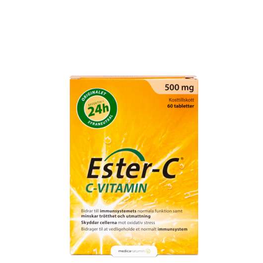 Ester-C 500 mg, 60 tabletter