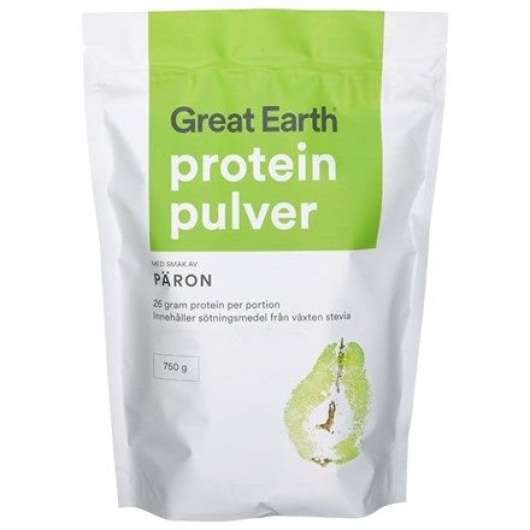 Great Earth Protein Stevia Päron 750g