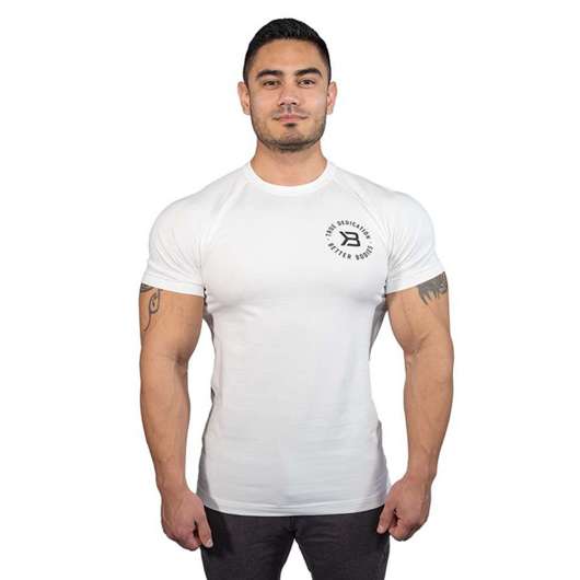 Gym Tapered Tee, White