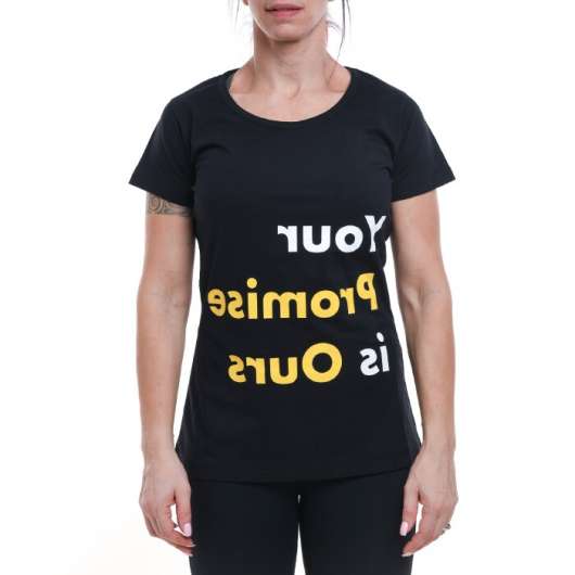 Gymgrossisten Promise T-shirt, Black, Dam