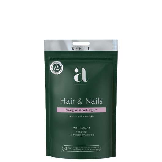 Hair & Nails 90 kapslar Refill