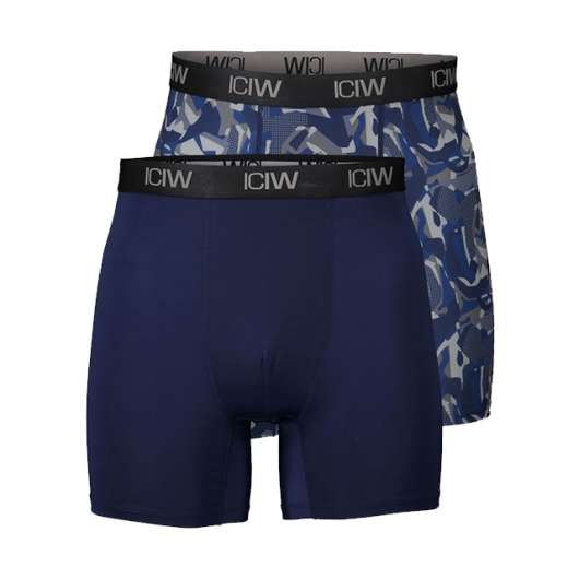 ICANIWILL Sport Boxer Navy/Grey 2-pack