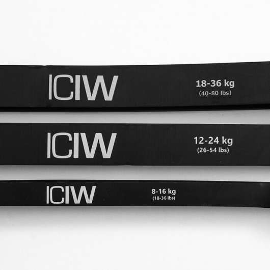 ICIW Power Bands 3-pack, Black