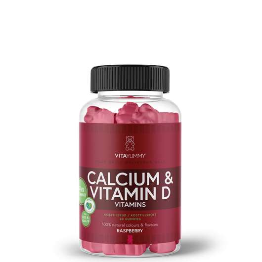 Kalcium & Vitamin D Hallon 60 Gummies